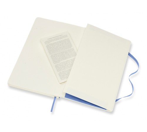Блокнот Moleskine CLASSIC SOFT QP616B42 Large 130х210мм 192стр. линейка мягкая обложка голубая гортензия Блокнот Moleskine CLASSIC SOFT QP616B42 Large 130х210мм 192стр. линейка мягкая обложка голубая гортензия