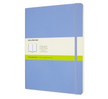 Блокнот Moleskine CLASSIC SOFT QP623B42 XLarge 190х250мм 192стр. нелинованный мягкая обложка голубая гортензия