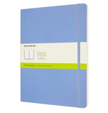 Блокнот Moleskine CLASSIC SOFT QP623B42 XLarge 190х250мм 192стр. нелинованный мягкая обложка голубая гортензия