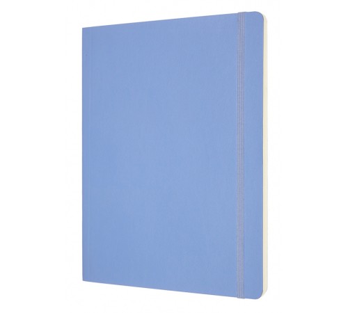 Блокнот Moleskine CLASSIC SOFT QP623B42 XLarge 190х250мм 192стр. нелинованный мягкая обложка голубая гортензия