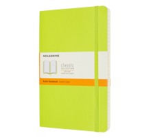 Блокнот Moleskine CLASSIC SOFT QP616C2 Large 130х210мм 192стр. линейка мягкая обложка лайм