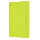 Блокнот Moleskine CLASSIC SOFT QP616C2 Large 130х210мм 192стр. линейка мягкая обложка лайм