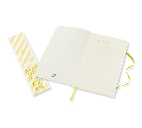 Блокнот Moleskine CLASSIC SOFT QP616C2 Large 130х210мм 192стр. линейка мягкая обложка лайм Блокнот Moleskine CLASSIC SOFT QP616C2 Large 130х210мм 192стр. линейка мягкая обложка лайм