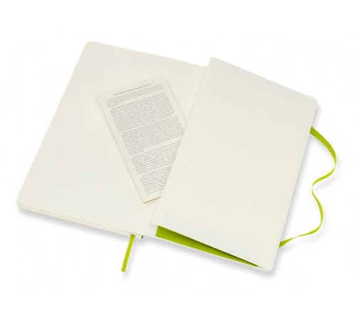 Блокнот Moleskine CLASSIC SOFT QP616C2 Large 130х210мм 192стр. линейка мягкая обложка лайм Блокнот Moleskine CLASSIC SOFT QP616C2 Large 130х210мм 192стр. линейка мягкая обложка лайм