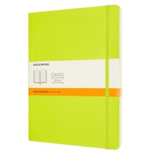 Блокнот Moleskine CLASSIC SOFT QP621C2 XLarge 190х250мм 192стр. линейка мягкая обложка лайм
