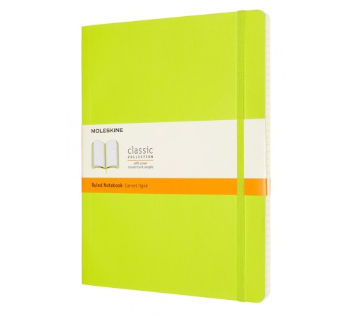 Блокнот Moleskine CLASSIC SOFT QP621C2 XLarge 190х250мм 192стр. линейка мягкая обложка лайм Блокнот Moleskine CLASSIC SOFT QP621C2 XLarge 190х250мм 192стр. линейка мягкая обложка лайм