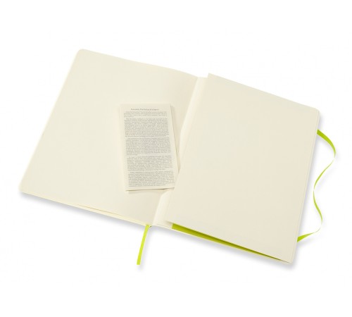 Блокнот Moleskine CLASSIC SOFT QP621C2 XLarge 190х250мм 192стр. линейка мягкая обложка лайм Блокнот Moleskine CLASSIC SOFT QP621C2 XLarge 190х250мм 192стр. линейка мягкая обложка лайм