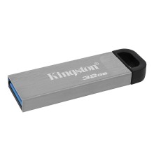 Флеш Диск Kingston 64Gb DataTraveler Kyson DTKN/64GB USB3.1 серебристый/черный