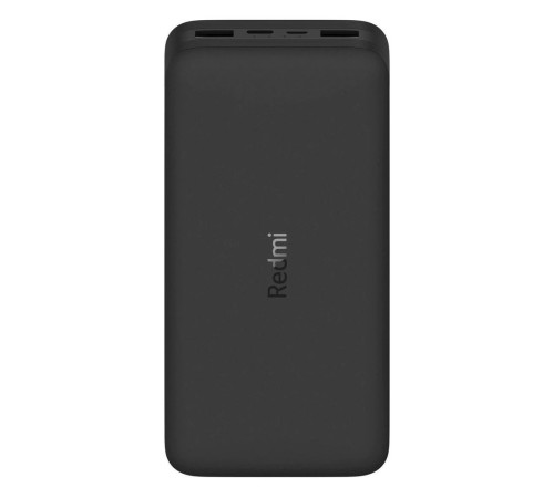 Мобильный аккумулятор Xiaomi Redmi Power Bank PB200LZM Li-Pol 20000mAh 2.4A+2.4A черный 2xUSB
