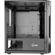 Корпус Powercase Mistral Micro Z3B Mesh LED, Tempered Glass, 2x 140mm + 1х 120mm 5-color fan, чёрный, mATX  (CMIMZB-L3) (202599)
