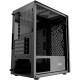 Корпус Powercase Mistral Micro Z3B Mesh LED, Tempered Glass, 2x 140mm + 1х 120mm 5-color fan, чёрный, mATX  (CMIMZB-L3) (202599)