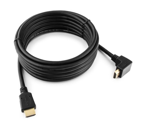 Кабель Cablexpert Кабель HDMI Cablexpert CC-HDMI490-15, 4.5м, v1.4, 19M/19M, углов. разъем, черный, позол.разъемы, экран, пакет (066044) {50} Кабель Cablexpert Кабель HDMI Cablexpert CC-HDMI490-15, 4.5м, v1.4, 19M/19M, углов. разъем, черный, позол.разъемы, экран, пакет (066044) {50}