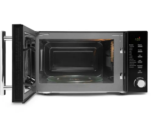 Микроволновая печь Polaris PMO 2002DG RUS черный 20л 700Вт поворотный механизм, кнопки