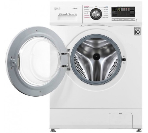 Стиральная машина LG Mega 2 F1496ADS3 класс: B загр.фронтальная макс.:8кг белый