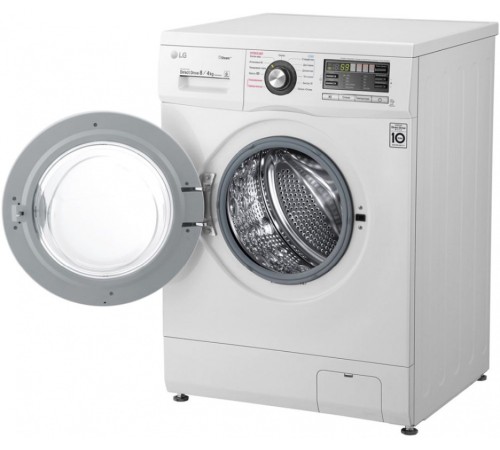 Стиральная машина LG Mega 2 F1496ADS3 класс: B загр.фронтальная макс.:8кг белый