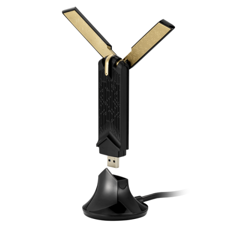 Сетевой адаптер WiFi Asus USB-AX56 AX1800 USB 3.0 (ант.внеш.несъем.)