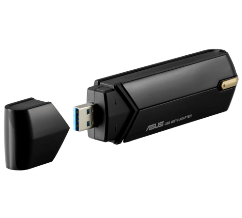 Сетевой адаптер WiFi Asus USB-AX56 AX1800 USB 3.0 (ант.внеш.несъем.)