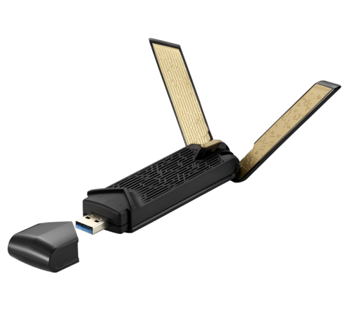 Сетевой адаптер WiFi Asus USB-AX56 AX1800 USB 3.0 (ант.внеш.несъем.)