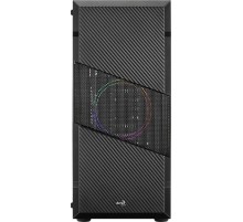 Корпус Aerocool Menace Saturn FRGB-G-BK-v1 черный без БП ATX 7x120mm 2x140mm 2xUSB3.0 audio bott PSU