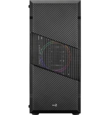 Корпус Aerocool Menace Saturn FRGB-G-BK-v1 черный без БП ATX 7x120mm 2x140mm 2xUSB3.0 audio bott PSU