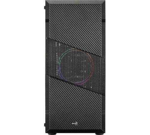 Корпус Aerocool Menace Saturn FRGB-G-BK-v1 черный без БП ATX 7x120mm 2x140mm 2xUSB3.0 audio bott PSU