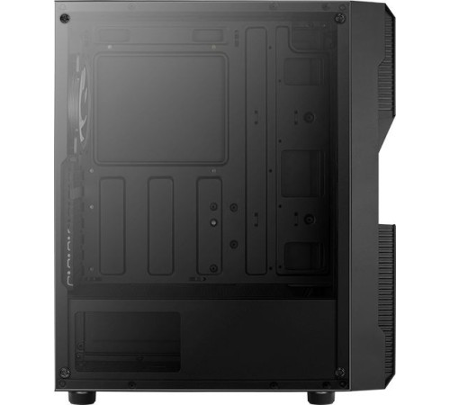 Корпус Aerocool Menace Saturn FRGB-G-BK-v1 черный без БП ATX 7x120mm 2x140mm 2xUSB3.0 audio bott PSU