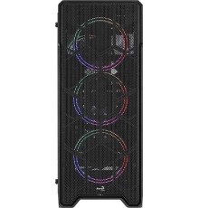 Корпус Aerocool Ore Saturn FRGB-G-BK-v1 черный без БП ATX 3x120mm 2xUSB2.0 1xUSB3.0 audio bott PSU