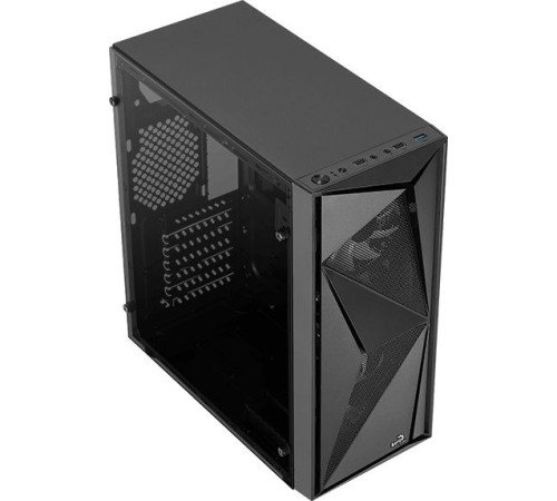 Корпус Aerocool Glider Cosmo-G-BK-v1 черный без БП ATX 2x120mm 2xUSB2.0 1xUSB3.0 audio
