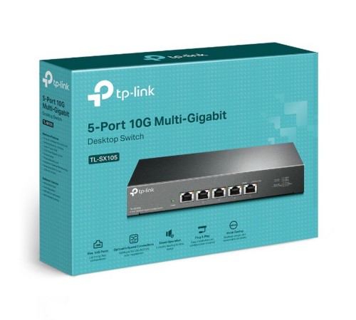 Коммутатор TP-Link TL-SX105 Неуправляемый Коммутатор TP-Link TL-SX105 Неуправляемый