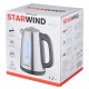 Чайник электрический Starwind SKS3210 1.7л. 2200Вт серебристый (корпус: металл)