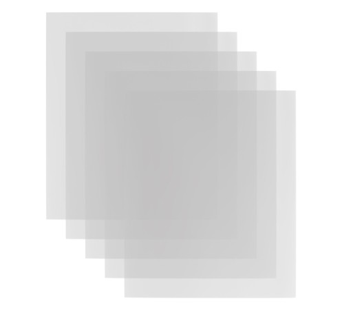 Обложка Silwerhof 382169 Солнечная коллекция с липк.сл. (набор 10шт) ПП 70мкм гладкая прозр. 250х380мм