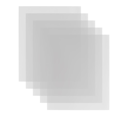 Обложка Silwerhof 382171 Солнечная коллекция с липк.сл. (набор 10шт) ПП 70мкм гладкая прозр. 280х450мм