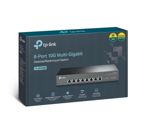 Коммутатор TP-Link TL-SX1008 Коммутатор TP-Link TL-SX1008
