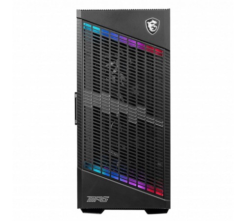 MPG VELOX 100P AIRFLOW 2xUSB 3.0, 1xType C, 1x120mm ARGB Fan, 3x120mm Black Fan, ARGB Control Board, Tempered Glass Window, Plastic Mesh, Brown box (829292)
