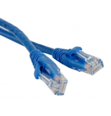 Патч-корд Lanmaster LAN-PC45/U5E-10-BL UTP вилка RJ-45-вилка RJ-45 кат.5е 10м синий LSZH (уп.:1шт)