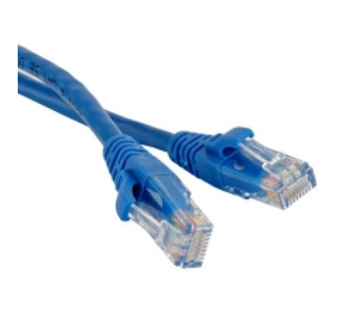 Патч-корд Lanmaster LAN-PC45/U5E-10-BL UTP вилка RJ-45-вилка RJ-45 кат.5е 10м синий LSZH (уп.:1шт)