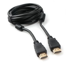 Cablexpert CCF2-HDMI4-10, Кабель HDMI 3м, v2.0, 19M/19M, черный, позол.разъемы, экран, 2 ферр кольца, пакет