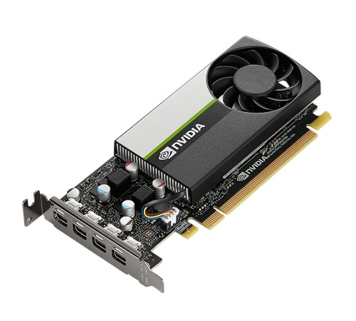 Видеокарта PNY Nvidia Quadro T1000 8GB, GDDR6 128-bit, 4x Mini DP 1.4 (VCNT1000-8GB-SB) Видеокарта PNY Nvidia Quadro T1000 8GB, GDDR6 128-bit, 4x Mini DP 1.4 (VCNT1000-8GB-SB)