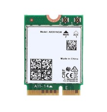 Intel® Wi-Fi 6 AX201, 2230, 2x2 AX+BT, No vPro®,999TD0 (M.2: CNVio2)