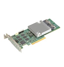 Контроллер Supermicro AOC-S3916L-H16IR-O 16-port/12Gb/s/240 SATA/SAS drives/ RAID (0/1/5/6/10/50/60)/8GB DDR4 on-card cache/SlimSASx8 (AOC-S3916L-H16IR-O)