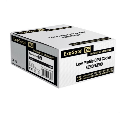 Кулер ExeGate EE90, Al, all sockets, TDP 75W, Hydro bearing, 3pin, 22db (123502) {60} Кулер ExeGate EE90, Al, all sockets, TDP 75W, Hydro bearing, 3pin, 22db (123502) {60}