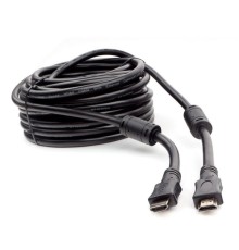 Cablexpert CCF2-HDMI4-15M, 15м, v1.4, 19M/19M, черный, позол.разъемы, экран, 2 ферр кольца, пакет