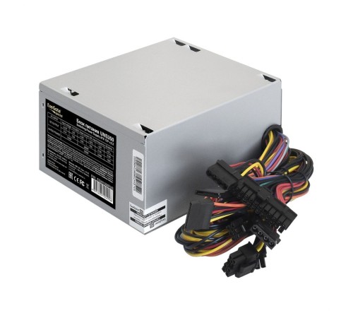 ES261566RUS-PC Блок Питания 350W ExeGate UNS350 ATX, PC, 12cm fan, 24p, 4p, 3SATA, 2IDE, FDD