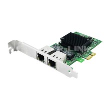LREC9222HT Ethernet-адаптер LR-LINK 9222HT, Intel I350-AM2, двойной порт RJ45, сетевая карта PCI-Ex1, 10/100/1000 Мбит/с (302472)