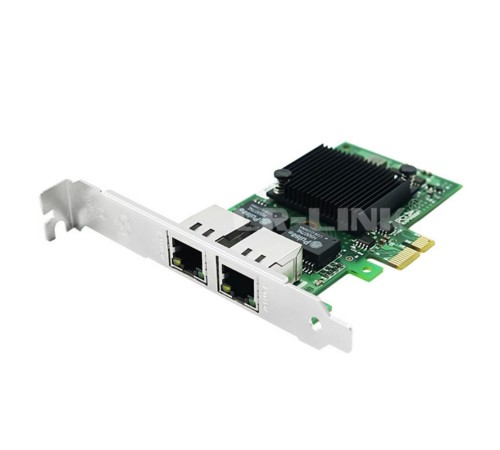 LREC9222HT Ethernet-адаптер LR-LINK 9222HT, Intel I350-AM2, двойной порт RJ45, сетевая карта PCI-Ex1, 10/100/1000 Мбит/с (302472)