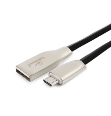 Кабель Cablexpert Кабель USB 2.0 Cablexpert CC-G-mUSB01Bk-1M AM/microB, серия Gold, длина 1м, черный, блистер CC-G-mUSB01Bk-1M (793171) {50}