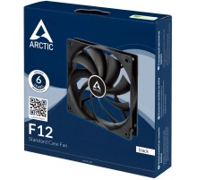 Вентилятор корпусной ARCTIC F12 Black - retail (ACFAN00201A)  (702942)