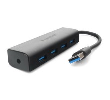 Концентратор USB 3.0 Gembird UHB-C354, 4 порта, с доп питанием