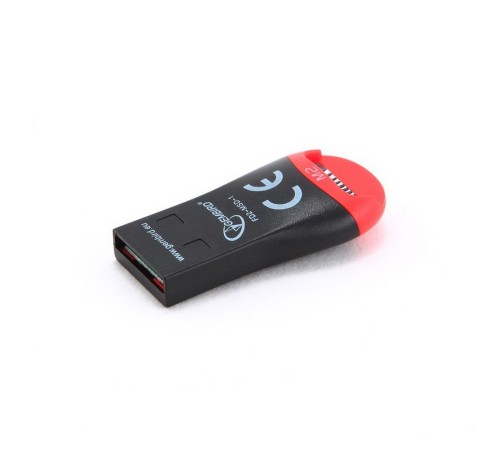 Картридер внешний USB2.0 Gembird для считывания MicroSD карт, блистер (053112)