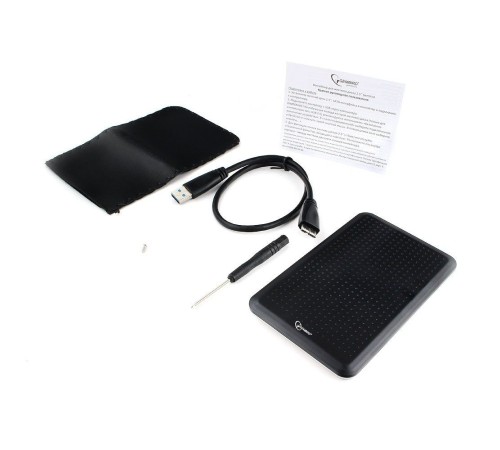 Внешний корпус 2.5" Gembird EE2-U3S-60 Gembird чёрный, USB 3.0, SATA, нержавеющая сталь (795076) Внешний корпус 2.5" Gembird EE2-U3S-60 Gembird чёрный, USB 3.0, SATA, нержавеющая сталь (795076)